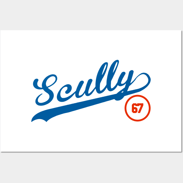 Vin Scully 67 Wall Art by Clever Alnita